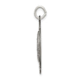 Sterling Silver Miraculous Medal Pendant Featuring Virgin Mary and Openwork Design