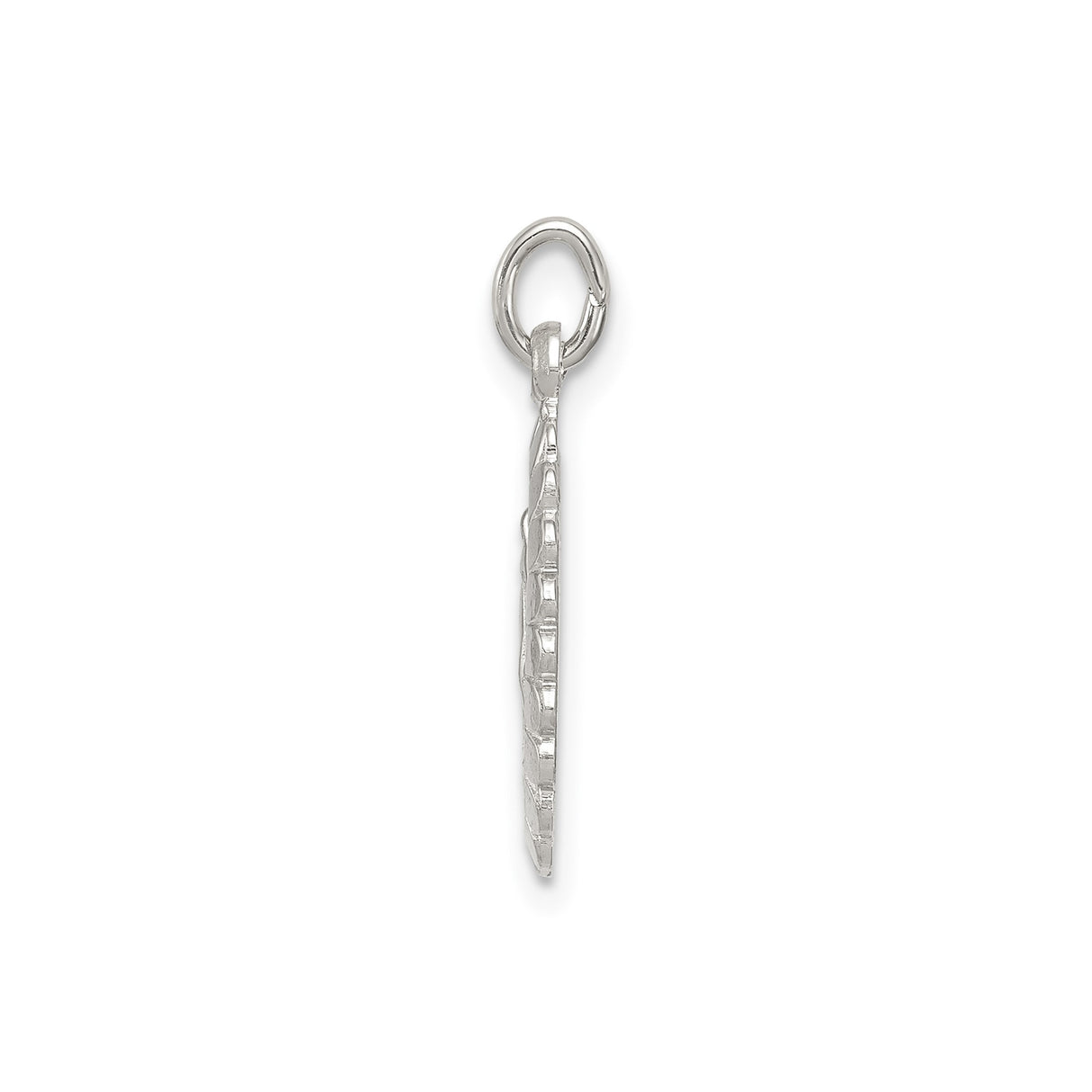 Sterling Silver Miraculous Medal Pendant Featuring Virgin Mary and 1830 Inscription