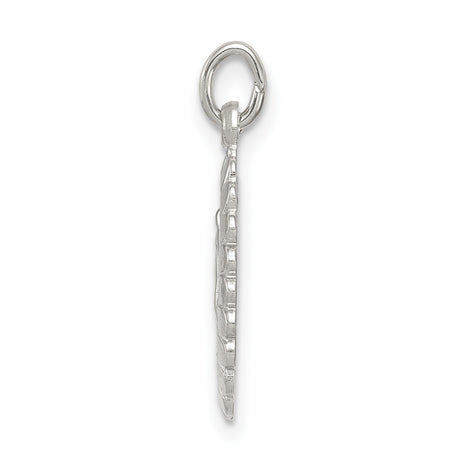 Sterling Silver Miraculous Medal Pendant Featuring Virgin Mary and 1830 Inscription