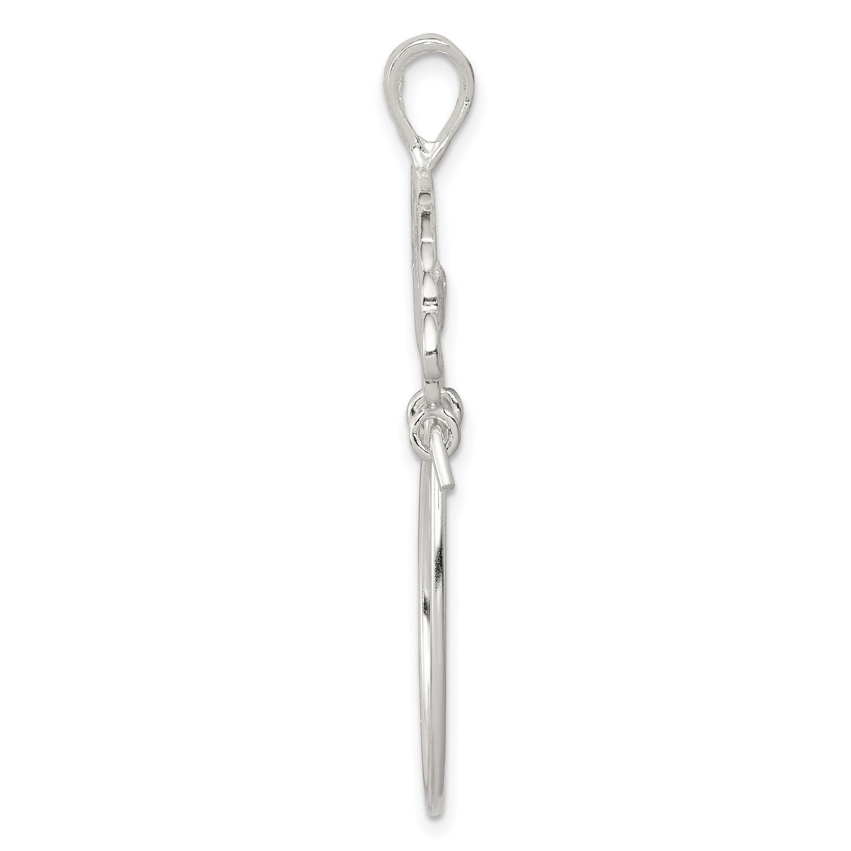 Sterling Silver Remembrance Pendant with Hands Holding Memories Charm, Memorial Jewelry for Women