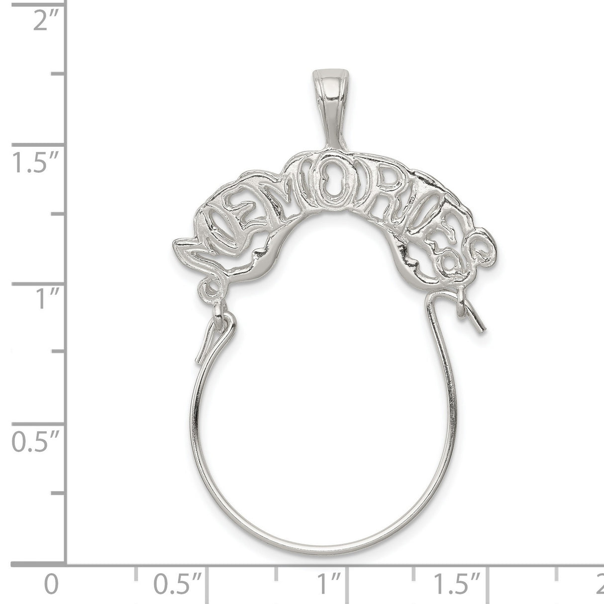 Sterling Silver Remembrance Pendant with Hands Holding Memories Charm, Memorial Jewelry for Women