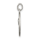 Sterling Silver Our Lady of Sorrows Pendant with Virgin Mary Profile Catholic Medal for Women