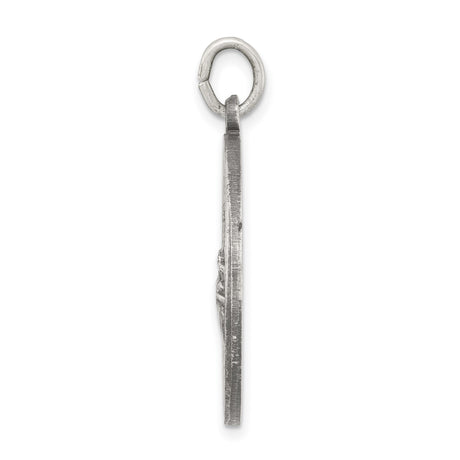 Sterling Silver Catholic Medal Pendant Featuring Nuestra Señora de la Providencia