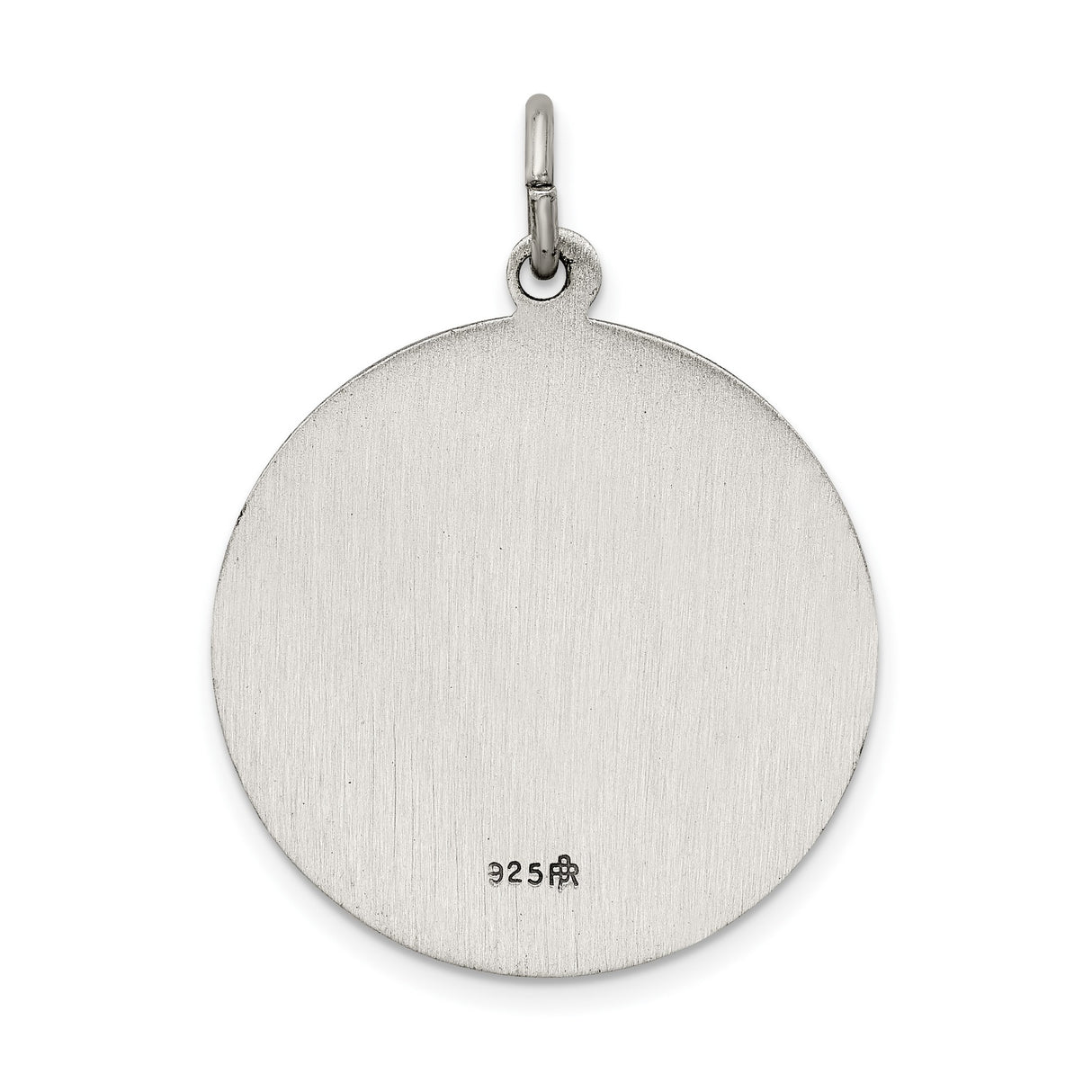 Sterling Silver Catholic Medal Pendant Featuring Nuestra Señora de la Providencia