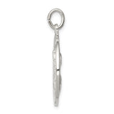 Sterling Silver Catholic Scapular Pendant with Our Lady of Mount Carmel and Jesus
