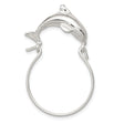 Sterling Silver Dolphin Hoop Earrings with Nautical Marine Life Theme for Women