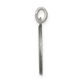 Round Saint Joseph Pray For Us Words Charm Pendant in Real 925 Sterling Silver