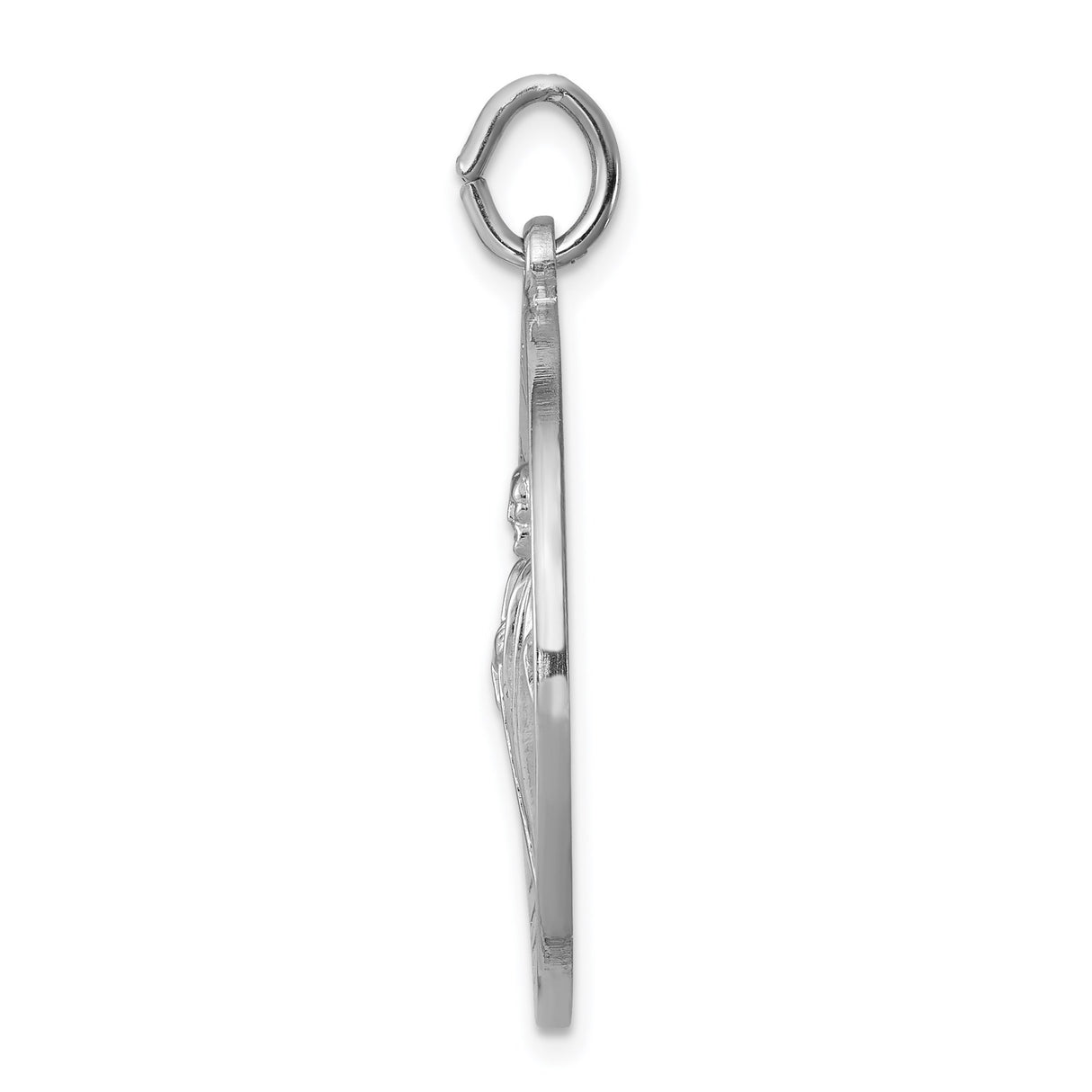 Sterling Silver St. Jude Thaddeus Medal Pendant, Religious Christian Jewelry for Men or Women