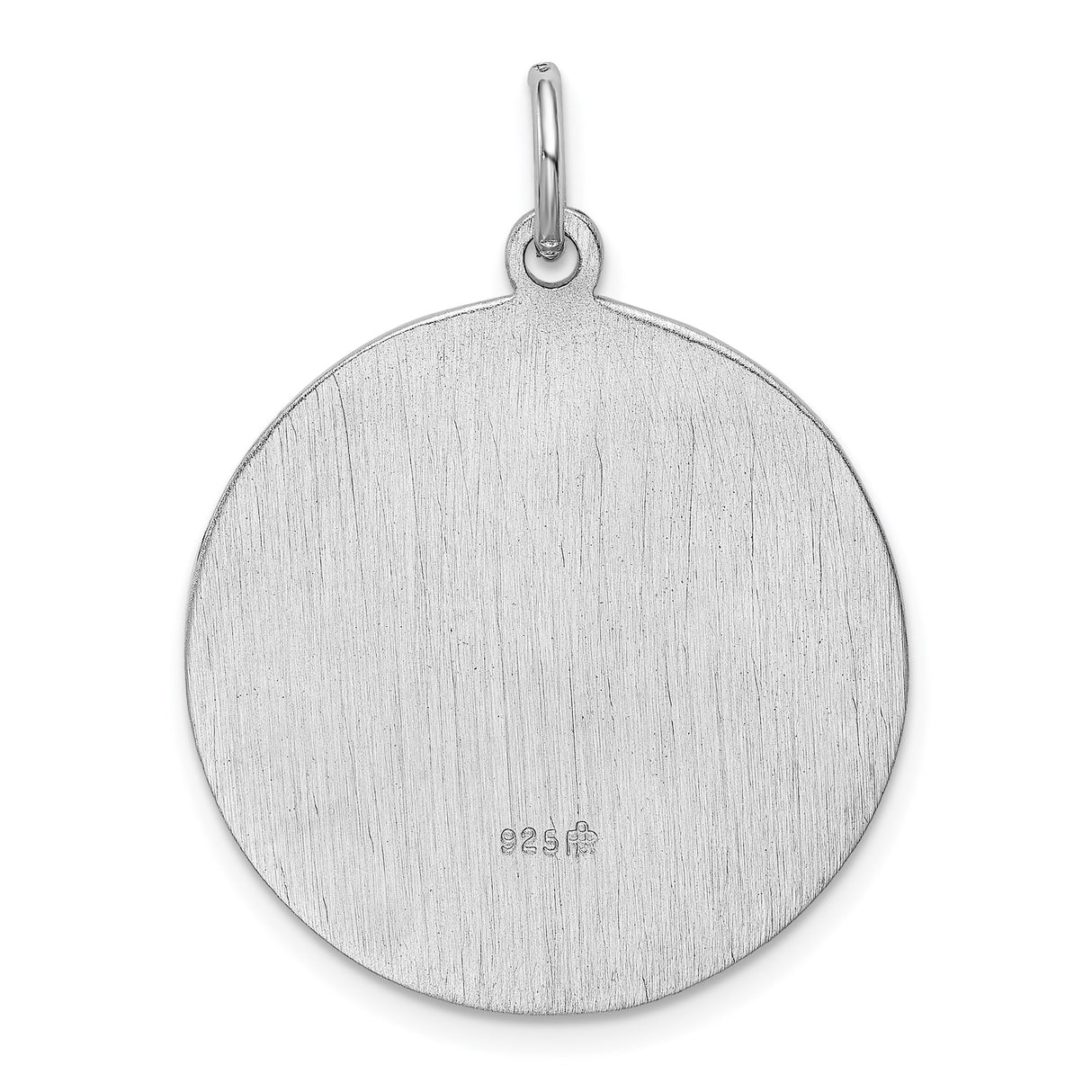 Sterling Silver St. Jude Thaddeus Medal Pendant, Religious Christian Jewelry for Men or Women