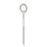 Sterling Silver Saint Anthony Oval Medal Pendant with Raised Depiction and Inscription
