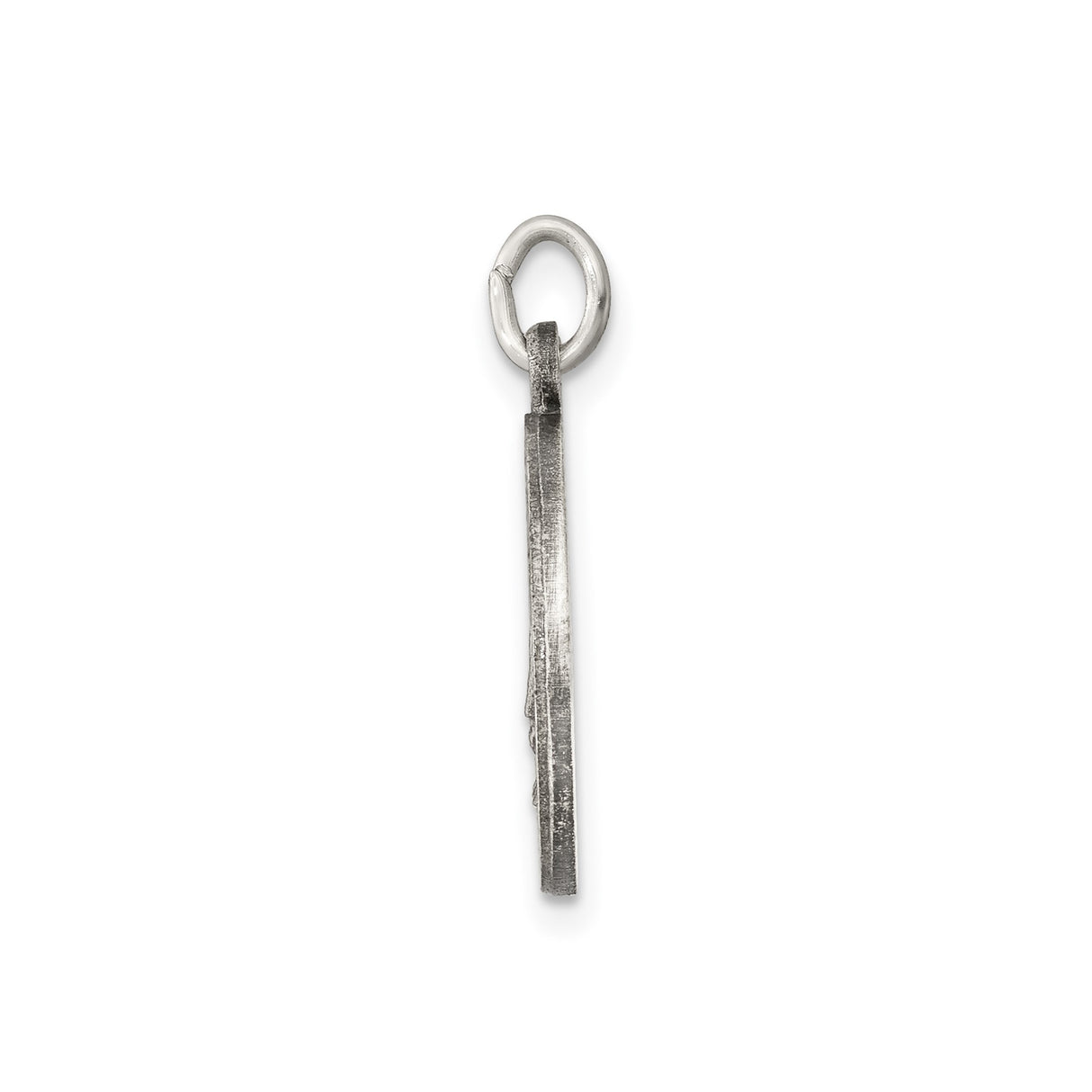 Sterling Silver St. Elizabeth Seton Medal Pendant with Detailed Engraving