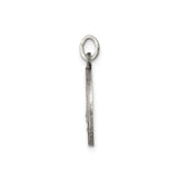 Sterling Silver St. Elizabeth Seton Medal Pendant with Detailed Engraving