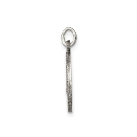 Sterling Silver St. Elizabeth Seton Medal Pendant with Detailed Engraving