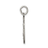 Sterling Silver Saint Elizabeth Seton Medal Pendant, Catholic Religious Charm