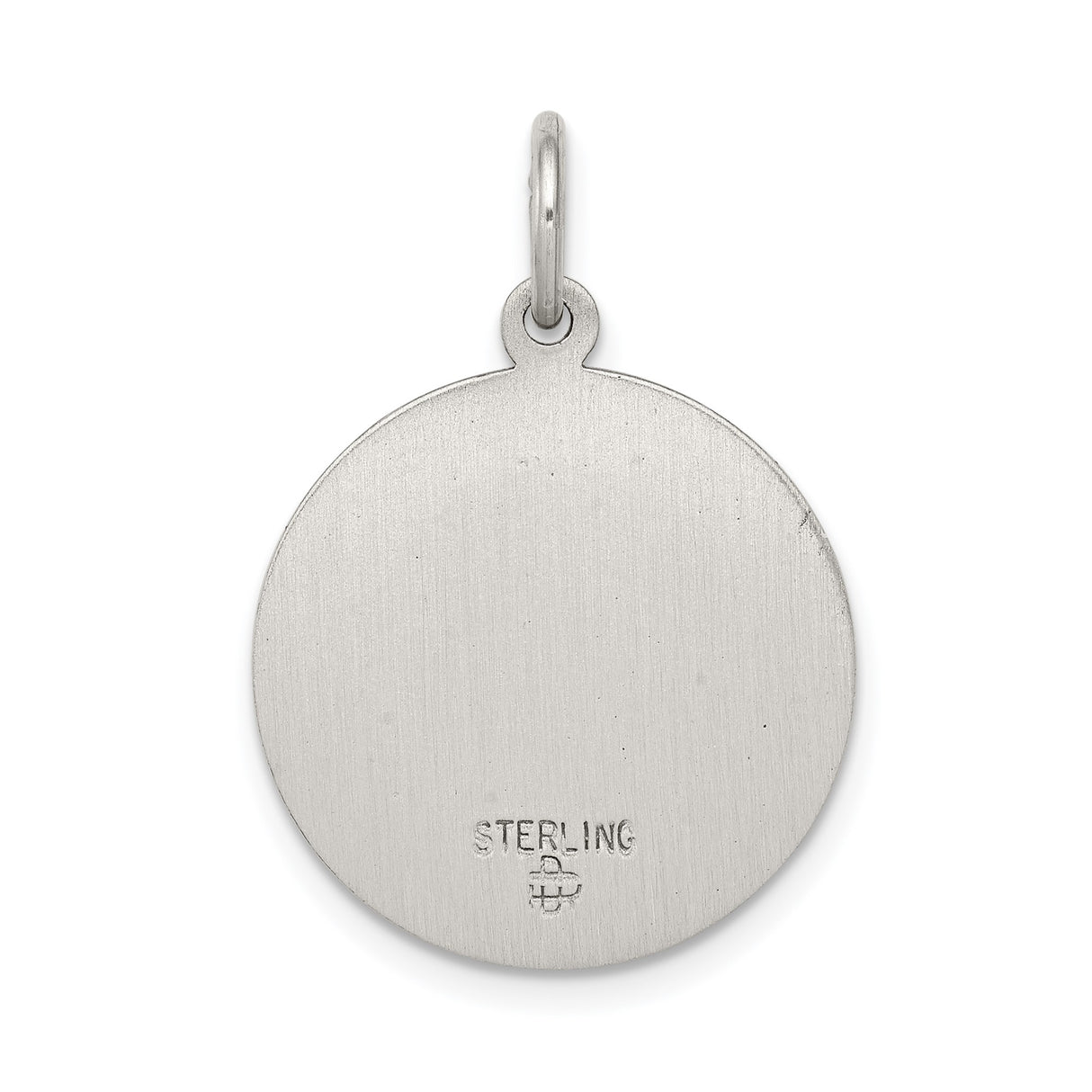 Sterling Silver Saint Elizabeth Seton Medal Pendant, Catholic Religious Charm