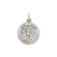 Sterling Silver Saint Florian Pendant, Catholic Firefighter Protection Medal for Men and Women