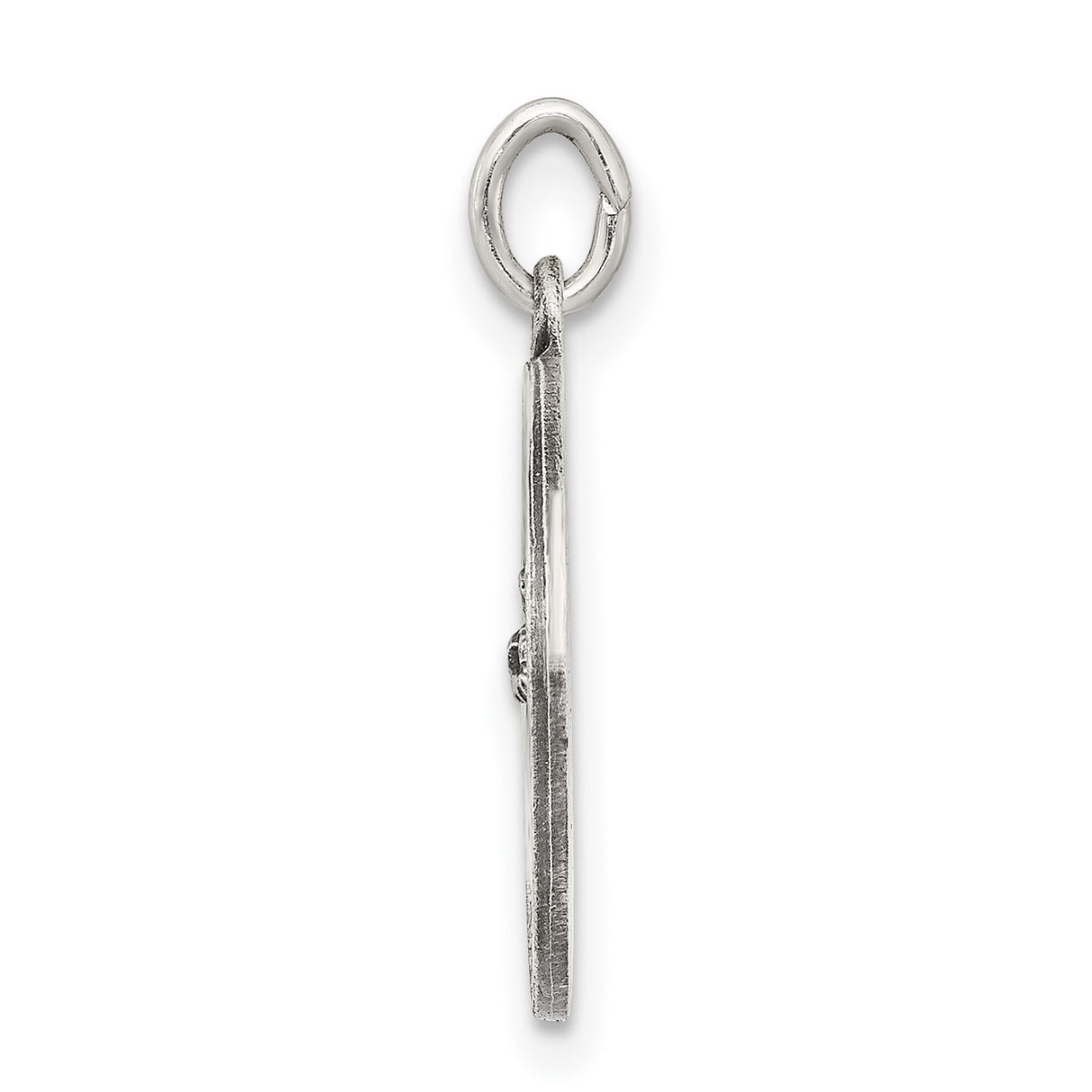 Sterling Silver Saint Francis Prayer Pendant, Catholic Religious Medal for Men and Women