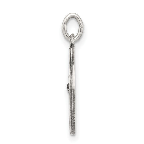 Sterling Silver Saint Francis Prayer Pendant, Catholic Religious Medal for Men and Women