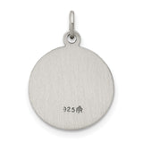 Sterling Silver Saint Gerard Medal Pendant with Pray for Us Inscription, Catholic Jewelry