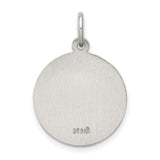 Sterling Silver Saint Gerard Pendant with Pray for Us Cross , Catholic Religious Medal