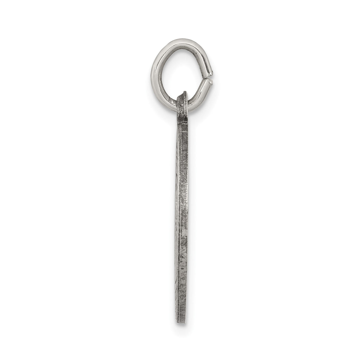Sterling Silver Saint John the Baptist Medal Pendant, Christian Religious Charm