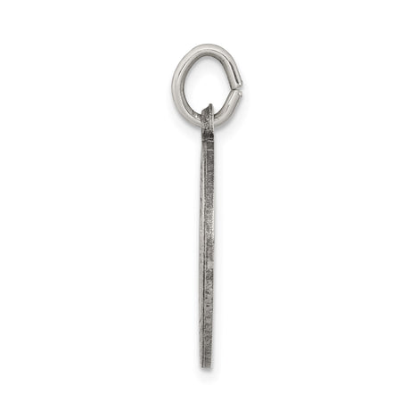 Sterling Silver Saint John the Baptist Medal Pendant, Christian Religious Charm
