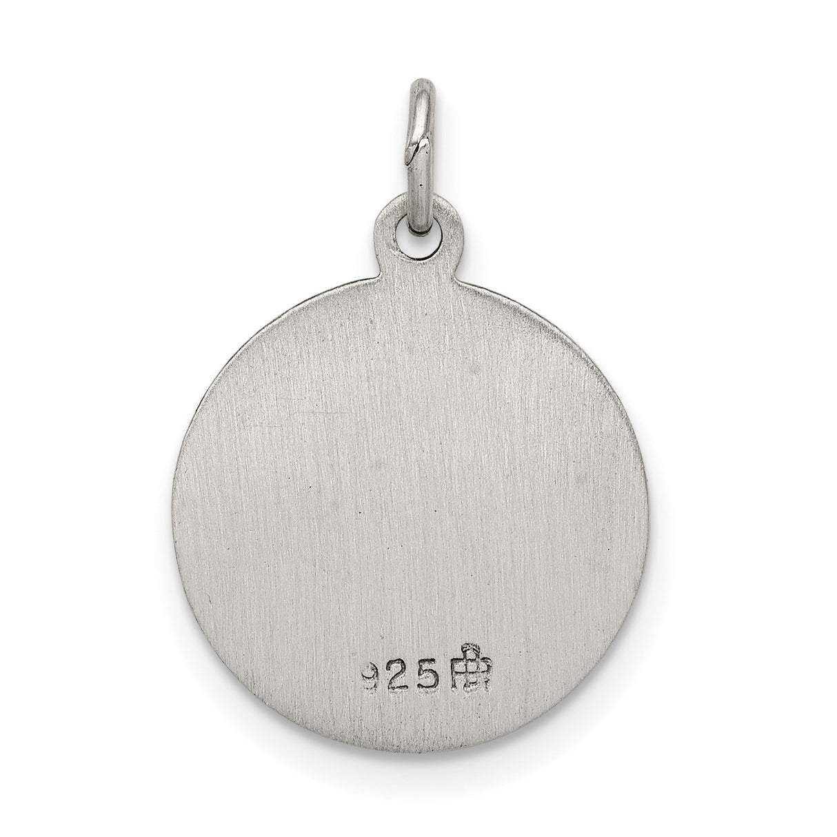 Sterling Silver Saint Mark Pendant, Catholic Religious Medal Charm for Men or Women