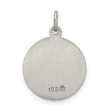 Sterling Silver Saint Mark Pendant, Catholic Religious Medal Charm for Men or Women