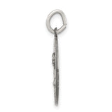 Sterling Silver Saint Mark Pendant, Catholic Pray for Us Medal Charm