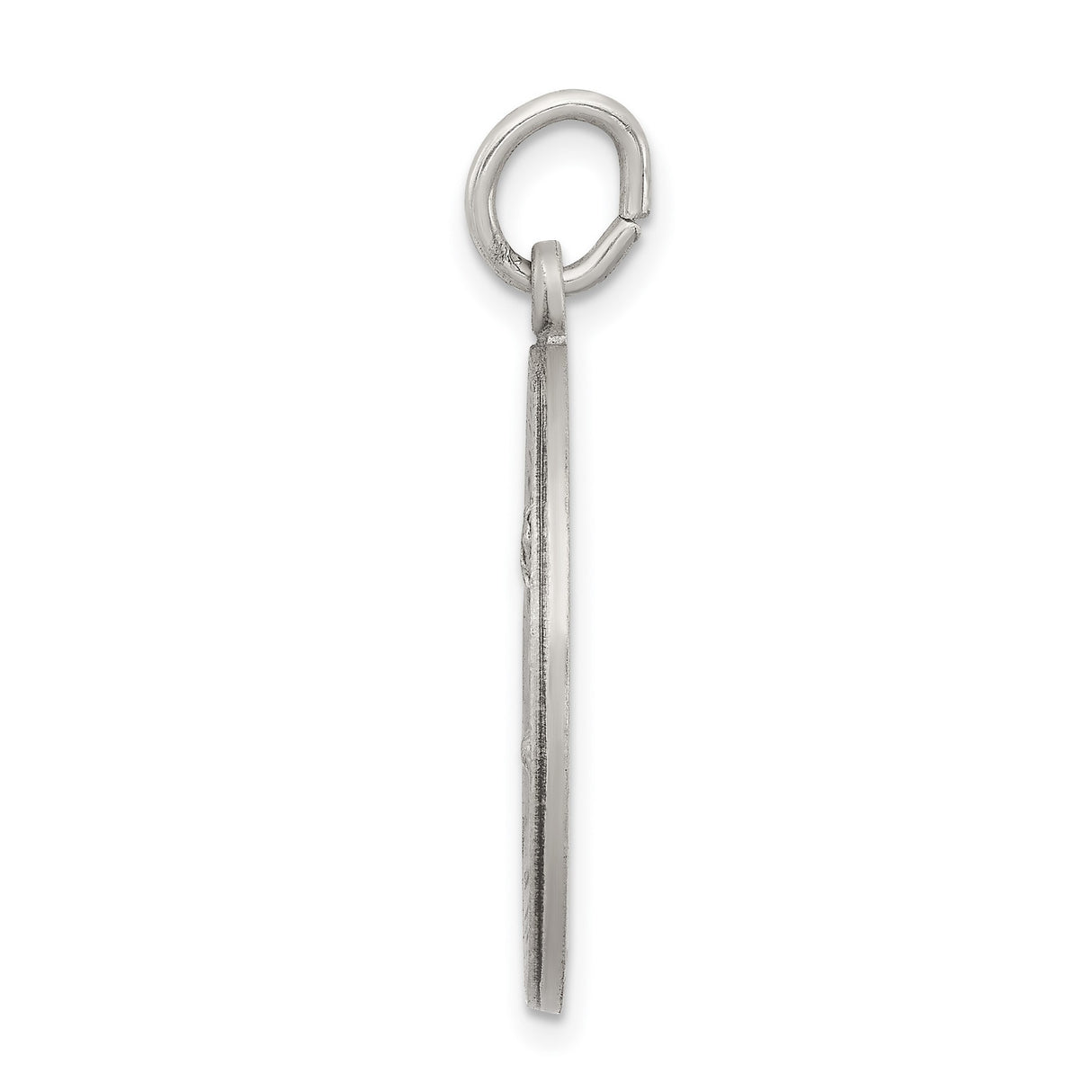 Antiqued Saint Matthew Medal Charm Pendant in Real 925 Sterling Silver