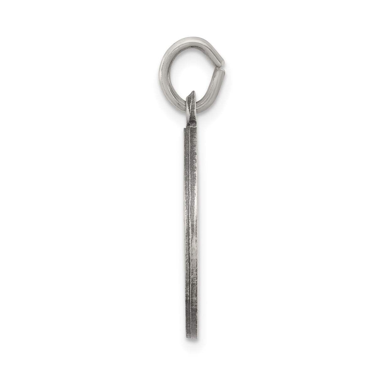 Sterling Silver Saint John Neumann Medal Pendant with Halo and Cross