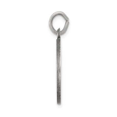Sterling Silver Saint John Neumann Medal Pendant with Halo and Cross