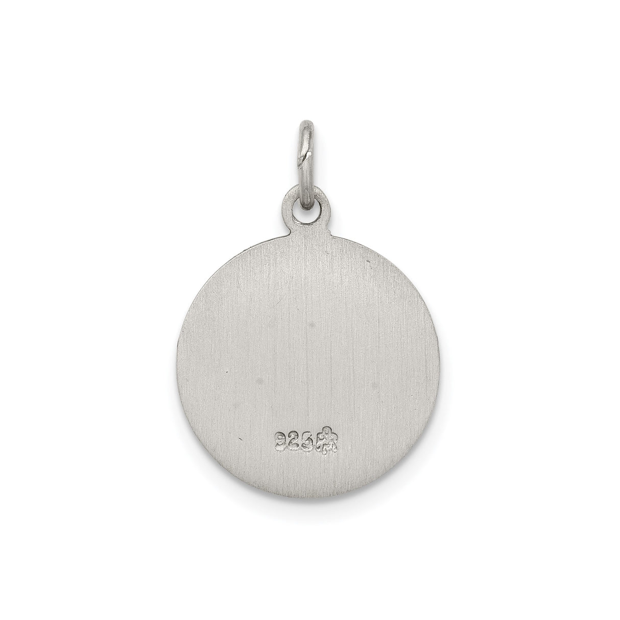 Sterling Silver Saint Paul Medal Pendant, Catholic Patron Saint with Prayer Text