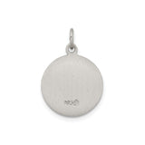 Sterling Silver Saint Paul Medal Pendant, Catholic Patron Saint with Prayer Text