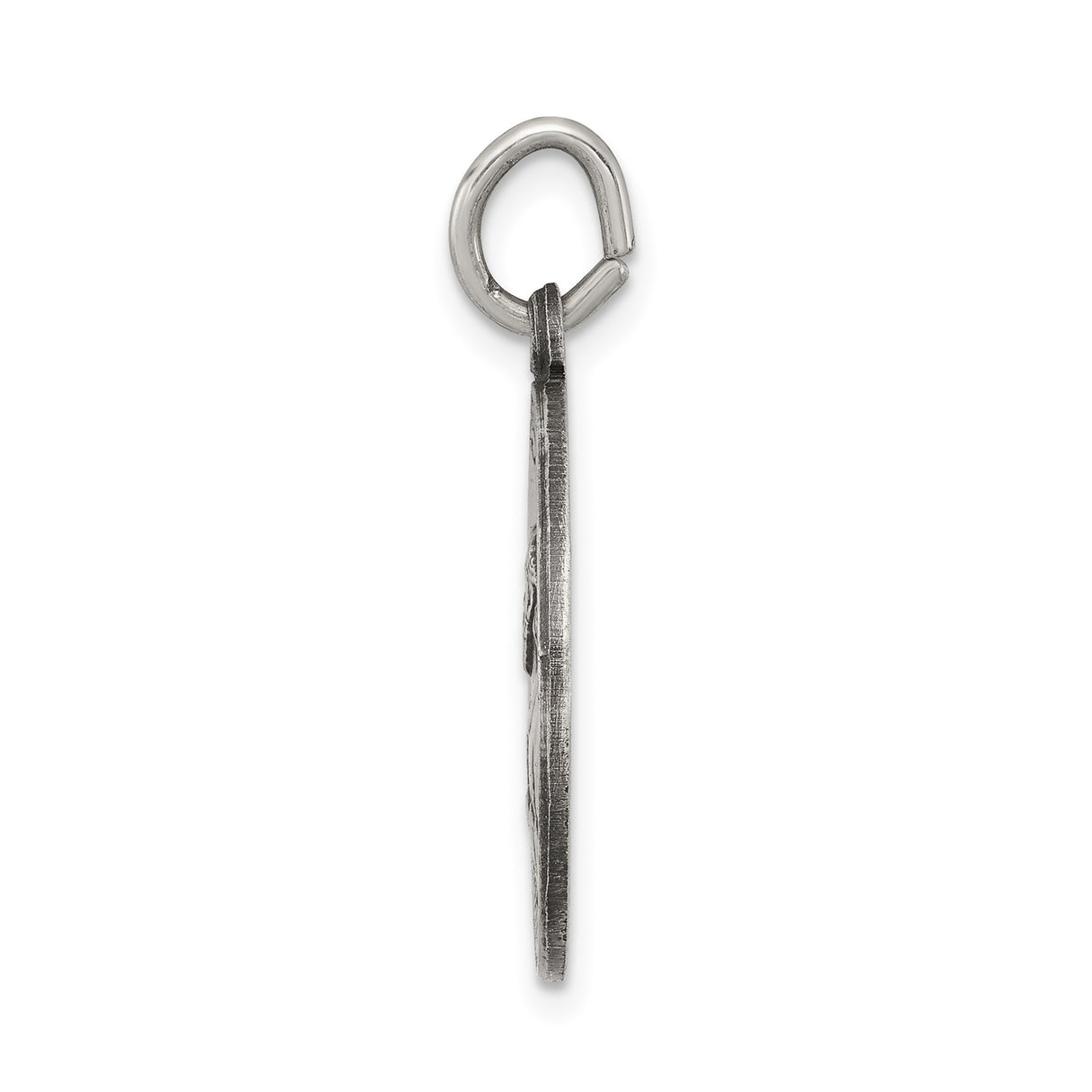 Sterling Silver Saint Paul Medal Pendant with Prayer Inscription, Christian Religious Charm