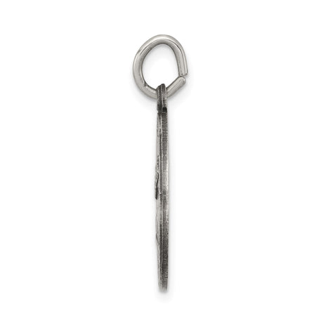 Sterling Silver Saint Paul Medal Pendant with Prayer Inscription, Christian Religious Charm