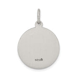 Sterling Silver Saint Paul Medal Pendant with Prayer Inscription, Christian Religious Charm