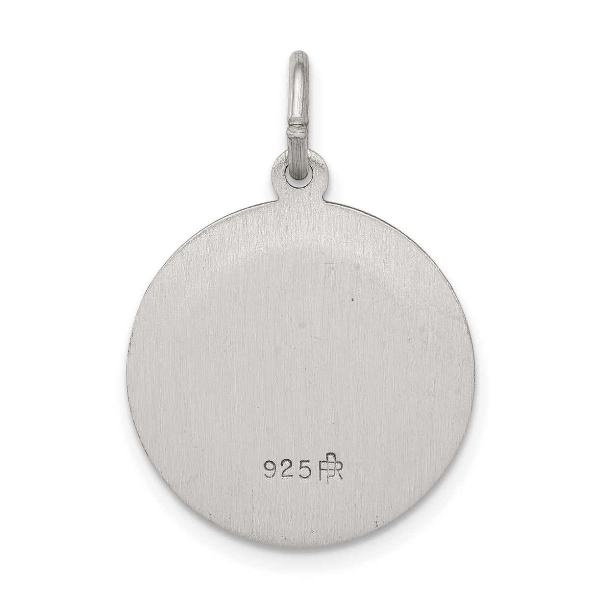 Sterling Silver Saint Peter Medal Pendant with Pray for Us Inscription and Keys
