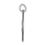 Sterling Silver Saint Peter Medal Pendant with Keys and Pray for Us Inscription