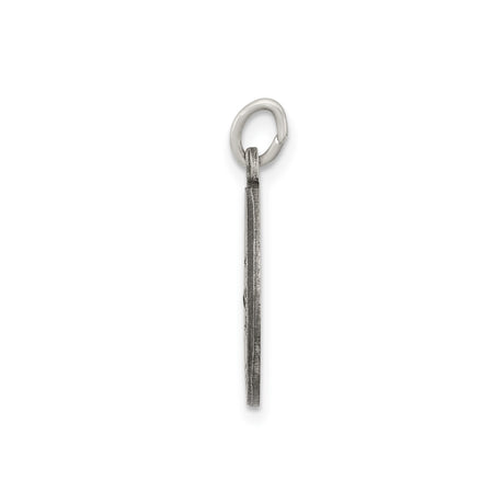 Sterling Silver Saint Roch Medal Pendant, Catholic Healing and Protection Charm for Men and Women