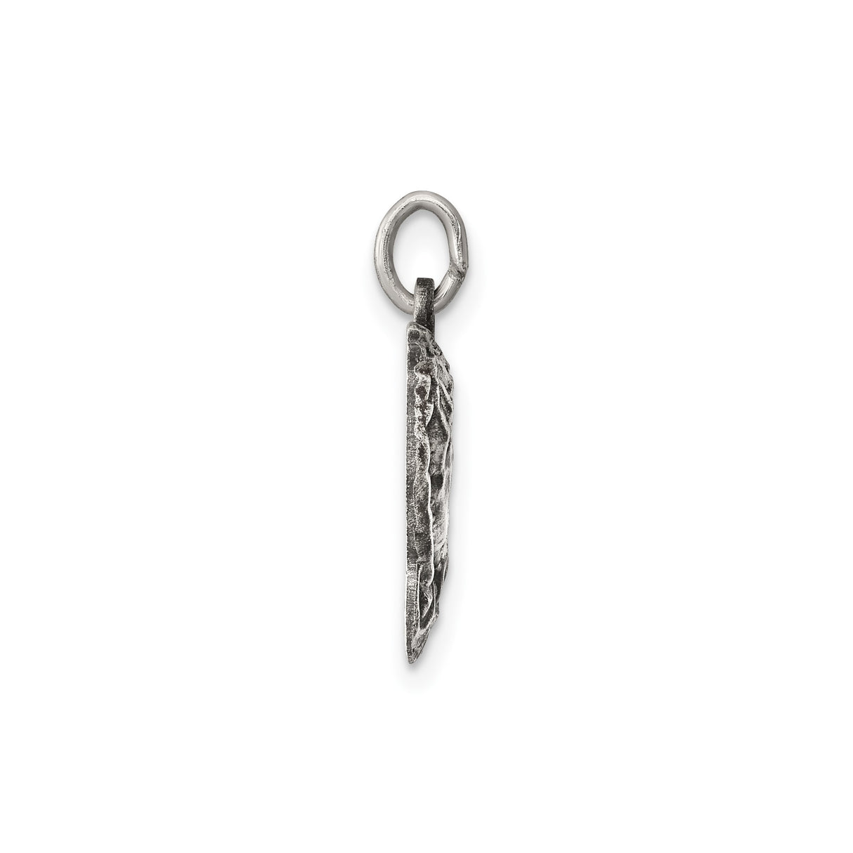 Sterling Silver Praying Hands Pendant, Christian Faith Symbol Jewelry for Men and Women