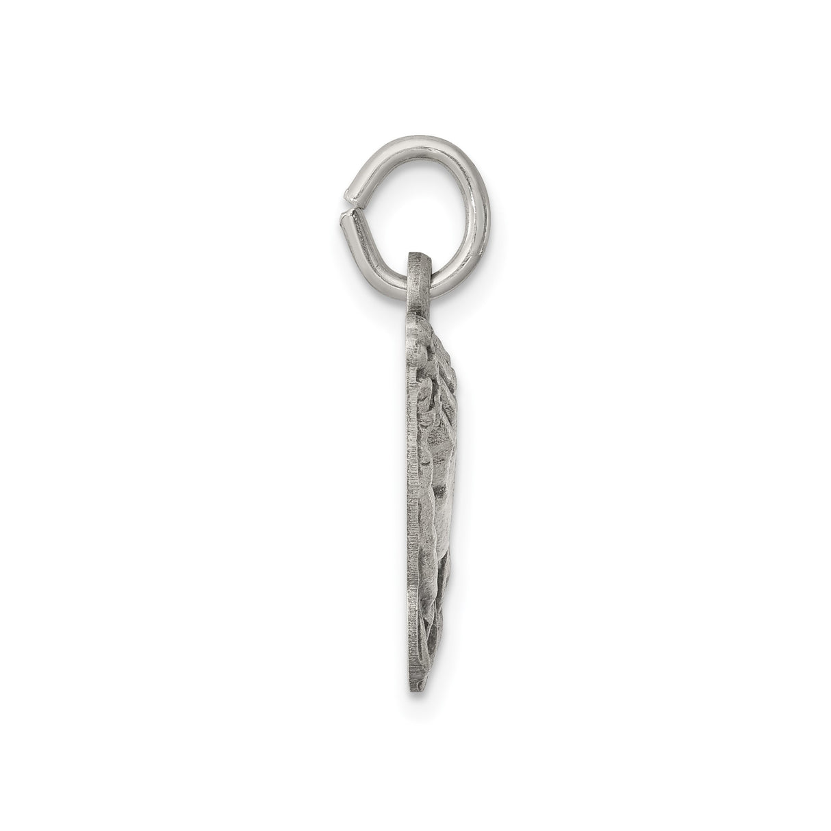 Sterling Silver Praying Hands Pendant, Christian Faith Charm for Men and Women