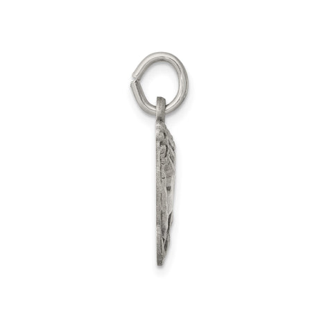 Sterling Silver Praying Hands Pendant, Christian Faith Charm for Men and Women