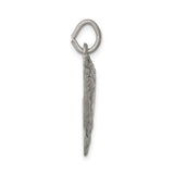 Sterling Silver Praying Hands Pendant, Detailed Religious Charm for Men or Women