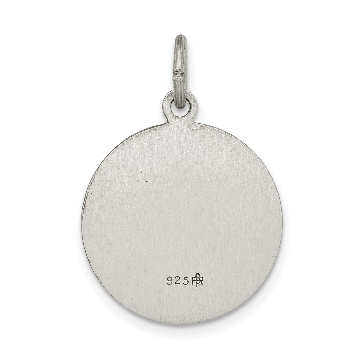 Sterling Silver Saint Gabriel Medal Pendant, Catholic Archangel Religious Jewelry for Men and Women