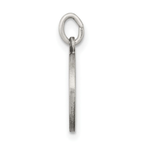First Holy Communion Words And Religious Figures Charm Pendant in Real 925 Sterling Silver