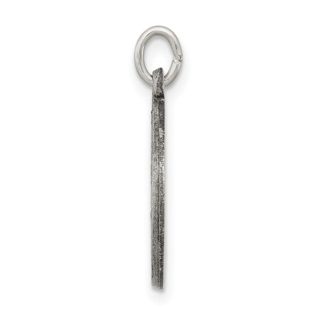 Sterling Silver First Communion Pendant Featuring Jesus Giving Communion to Kneeling
