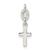 Cross Charm Pendant in Real 925 Sterling Silver