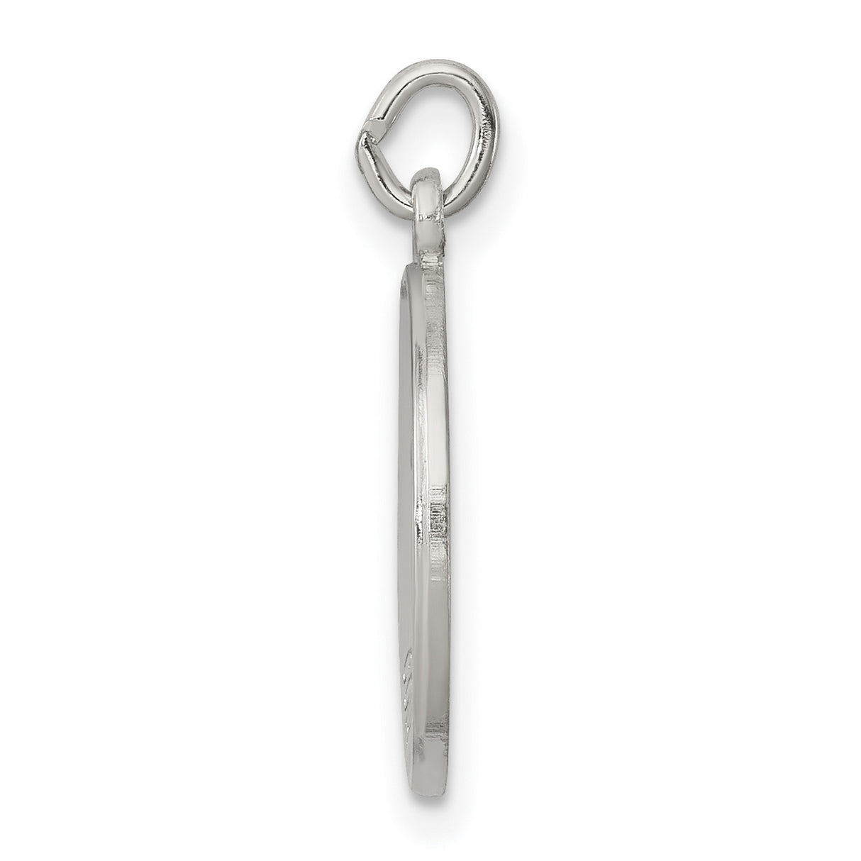 Sterling Silver Confirmation Cross Pendant with Radiating Design and Cloud Detail