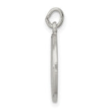 Sterling Silver Confirmation Cross Pendant with Radiating Design and Cloud Detail